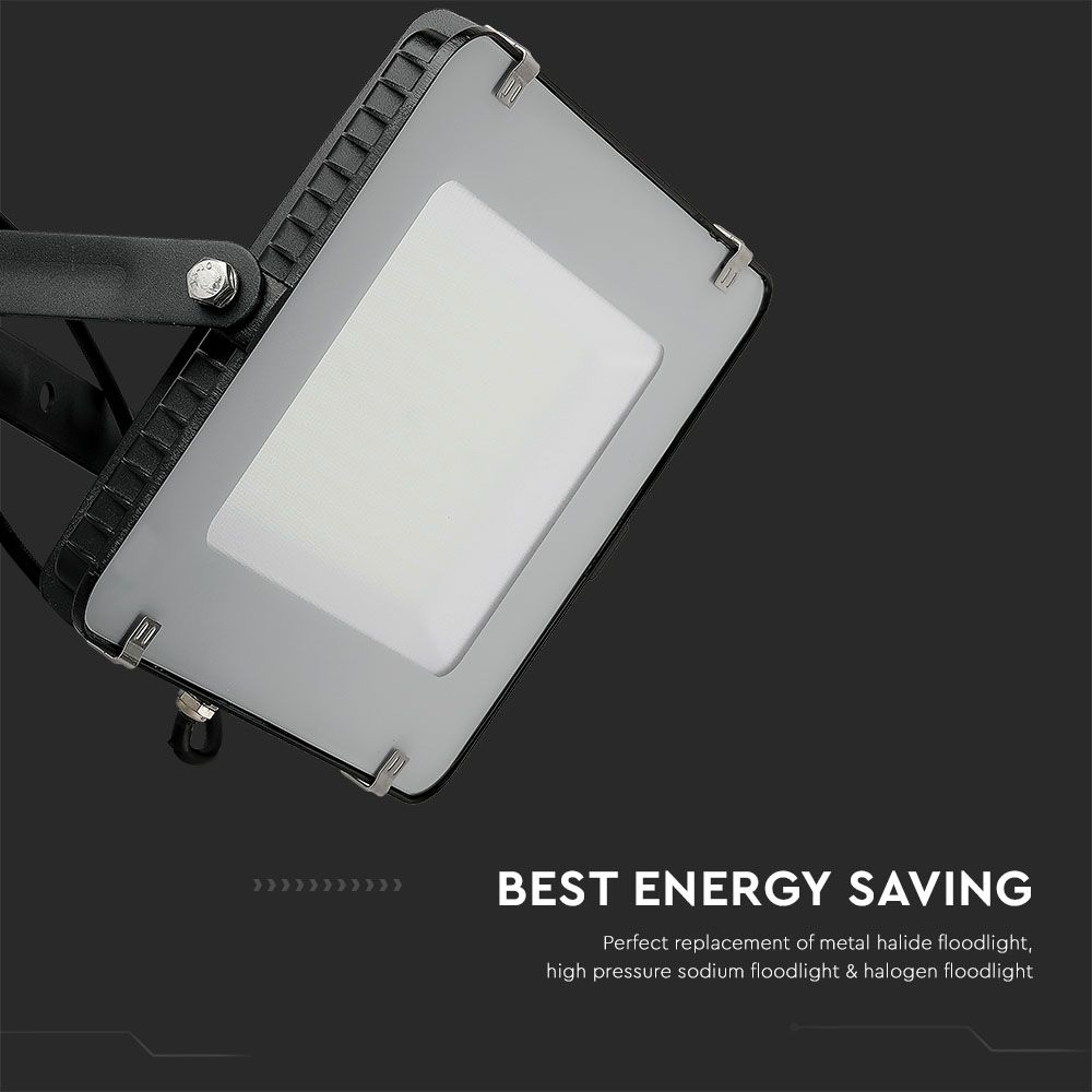 150W Naświetlacz LED SMD / Chip SAMSUNG / Barwa:4000K / Obudowa: Czarna / Wydajność: 115lm/w