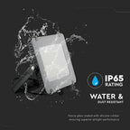 150W Naświetlacz LED SMD / Chip SAMSUNG / Barwa:4000K / Obudowa: Czarna / Wydajność: 115lm/w