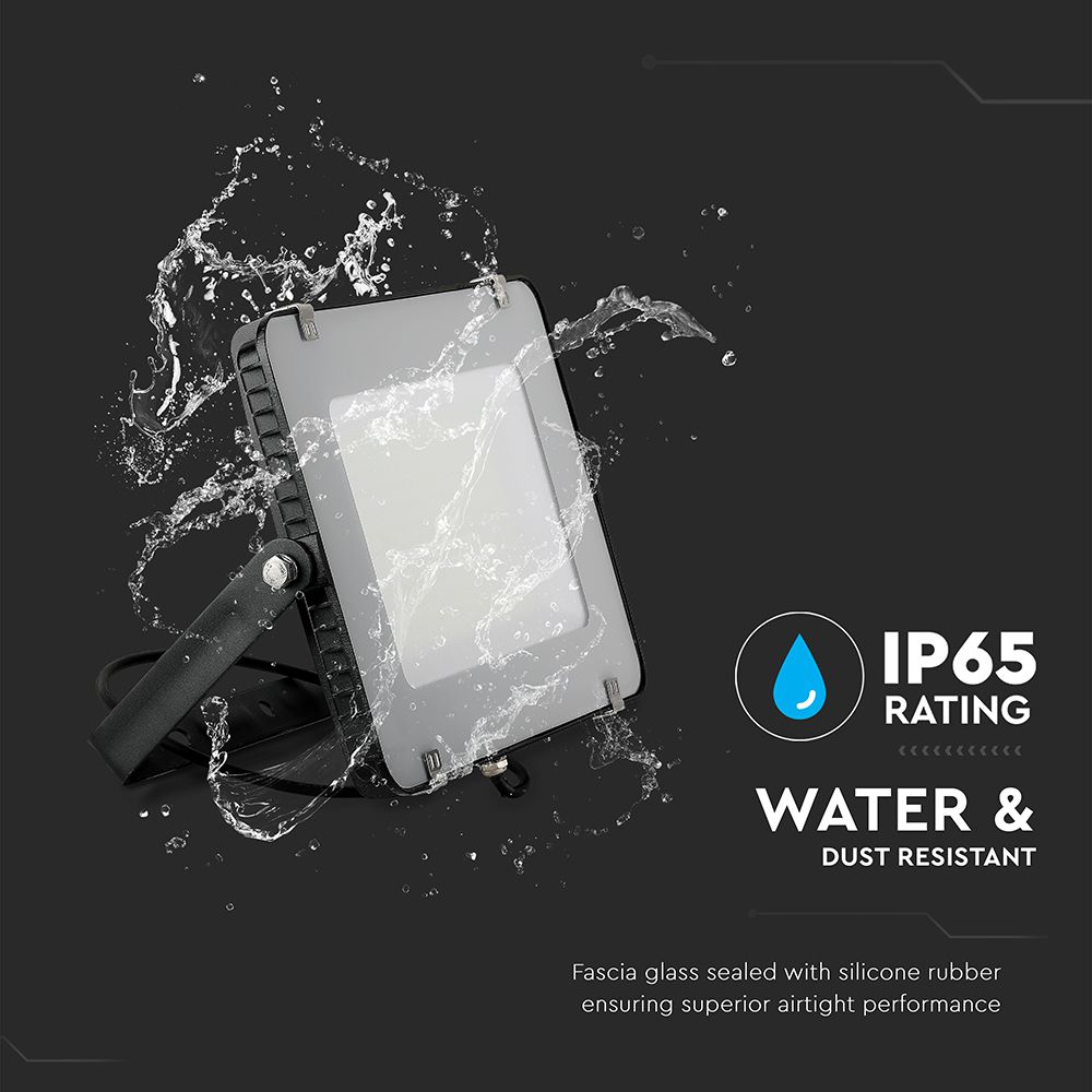 150W Naświetlacz LED SMD / Chip SAMSUNG / Barwa:4000K / Obudowa: Czarna / Wydajność: 115lm/w
