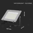 200W Naświetlacz LED SMD / Chip SAMSUNG / Barwa:6400K / Obudowa: Czarna / Wydajność: 115lm/w