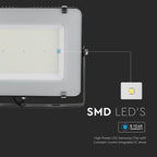 200W Naświetlacz LED SMD / Chip SAMSUNG / Barwa:6400K / Obudowa: Czarna / Wydajność: 115lm/w