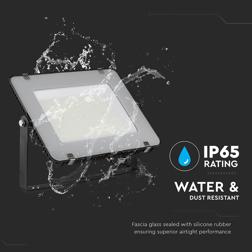200W Naświetlacz LED SMD / Chip SAMSUNG / Barwa:4000K / Obudowa: Czarna / Wydajność: 115lm/w