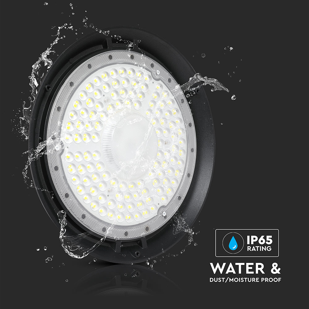 150W Oprawa Highbay VALTRO /Barwa:4000K / Wydajność: 135lm/w / Obudowa: Czarna / Kąt 90'