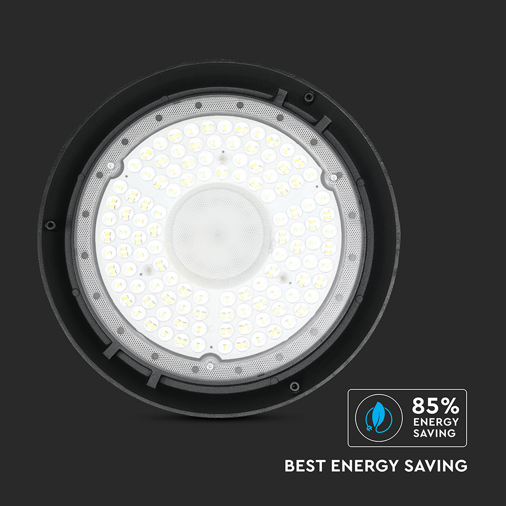 150W Oprawa Highbay VALTRO /Barwa:6500K / Wydajność: 135lm/w / Obudowa: Czarna / Kąt 90'