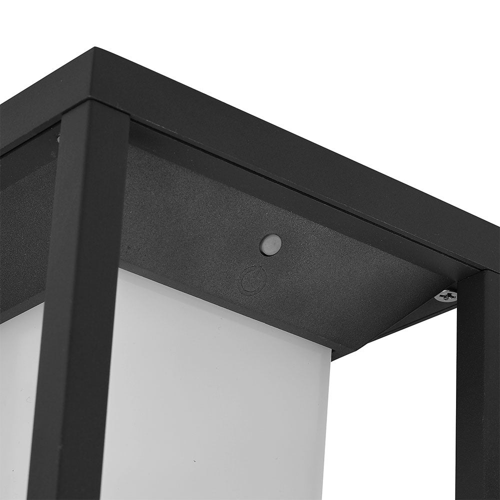 2W Lampa ogrodowa LED solarna / Chip SAMSUNG / Barwa:3000K / Obudowa: Szara