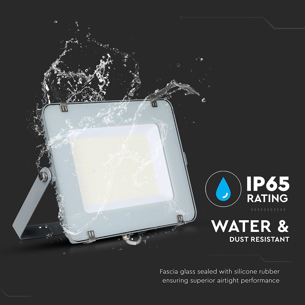 200W Naświetlacz LED SMD / Chip SAMSUNG / Barwa:4000K / Obudowa: Szara / Wydajność: 115lm/w