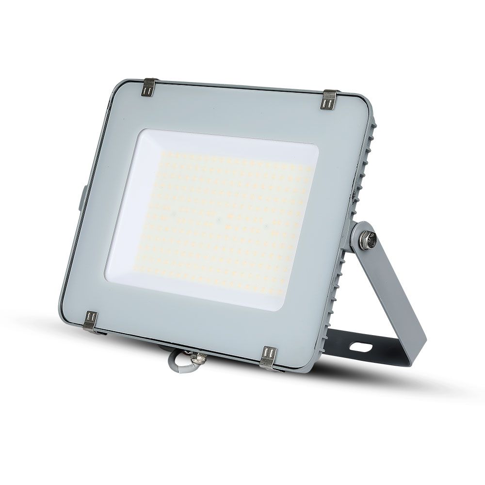 200W Naświetlacz LED SMD / Chip SAMSUNG / Barwa:6400K / Obudowa: Szara / Wydajność: 115lm/w