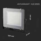 300W Naświetlacz LED SMD / Chip SAMSUNG / Barwa:6500K / Obudowa: Czarna / Wydajność: 115lm/w