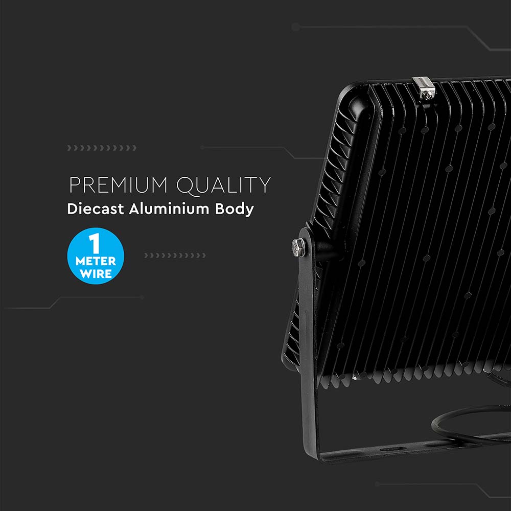 300W Naświetlacz LED SMD / Chip SAMSUNG / Barwa:4000K / Obudowa: Czarna /Wydajność: 115lm/w