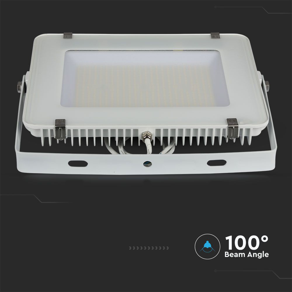300W Naświetlacz LED SMD / Chip SAMSUNG / Barwa:4000K / Obudowa: Biała / Wydajność: 115lm/w