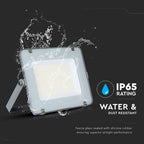 300W Naświetlacz LED SMD / Chip SAMSUNG / Barwa:6500K / Obudowa: Szara / Wydajność: 115lm/w