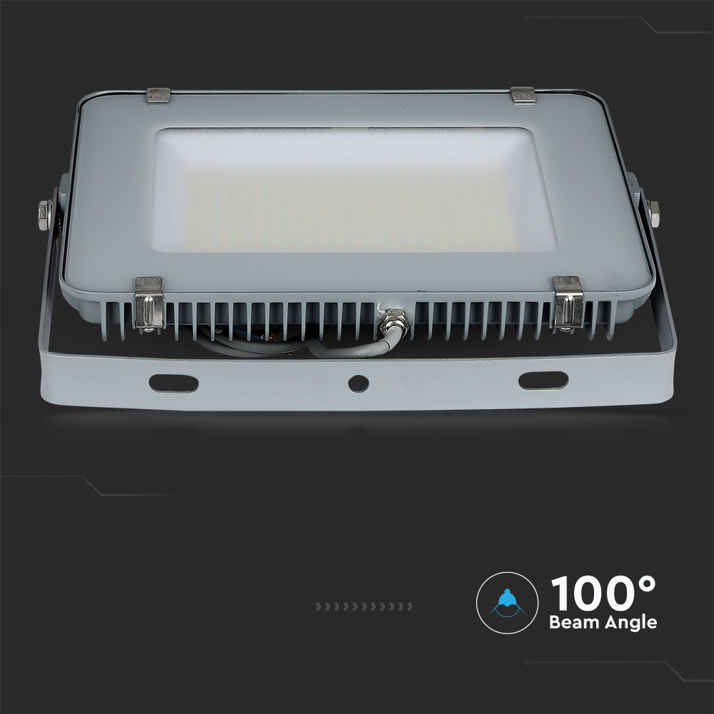 300W Naświetlacz LED SMD / Chip SAMSUNG / Barwa:6500K / Obudowa: Szara / Wydajność: 115lm/w