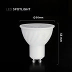 4.5W GU10 Żarówka LED / Chip CREE / Barwa:4000K / Kąt 38' / Trzonek:GU10 / 6 Lat gwarancji