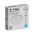 15W Plafon LED z czujnikiem mikrofalowym/ Chip SAMSUNG / Barwa:6400K