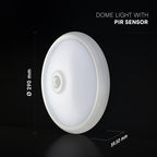12W Plafon LED z czujnikiem PIR / Chip SAMSUNG / Barwa:4000K / 6 Lat gwarancji