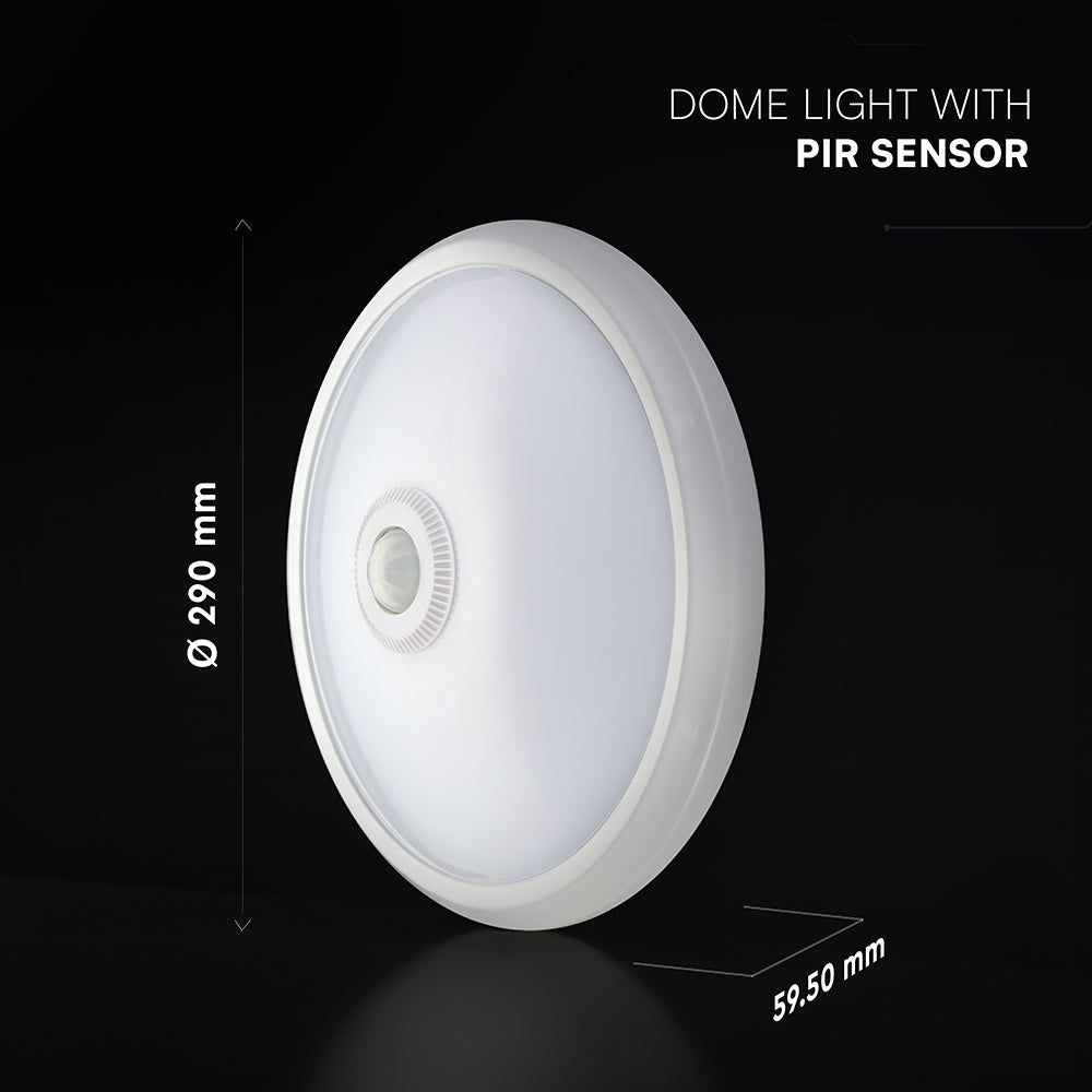 12W Plafon LED z czujnikiem PIR / Chip SAMSUNG / Barwa:4000K / 6 Lat gwarancji