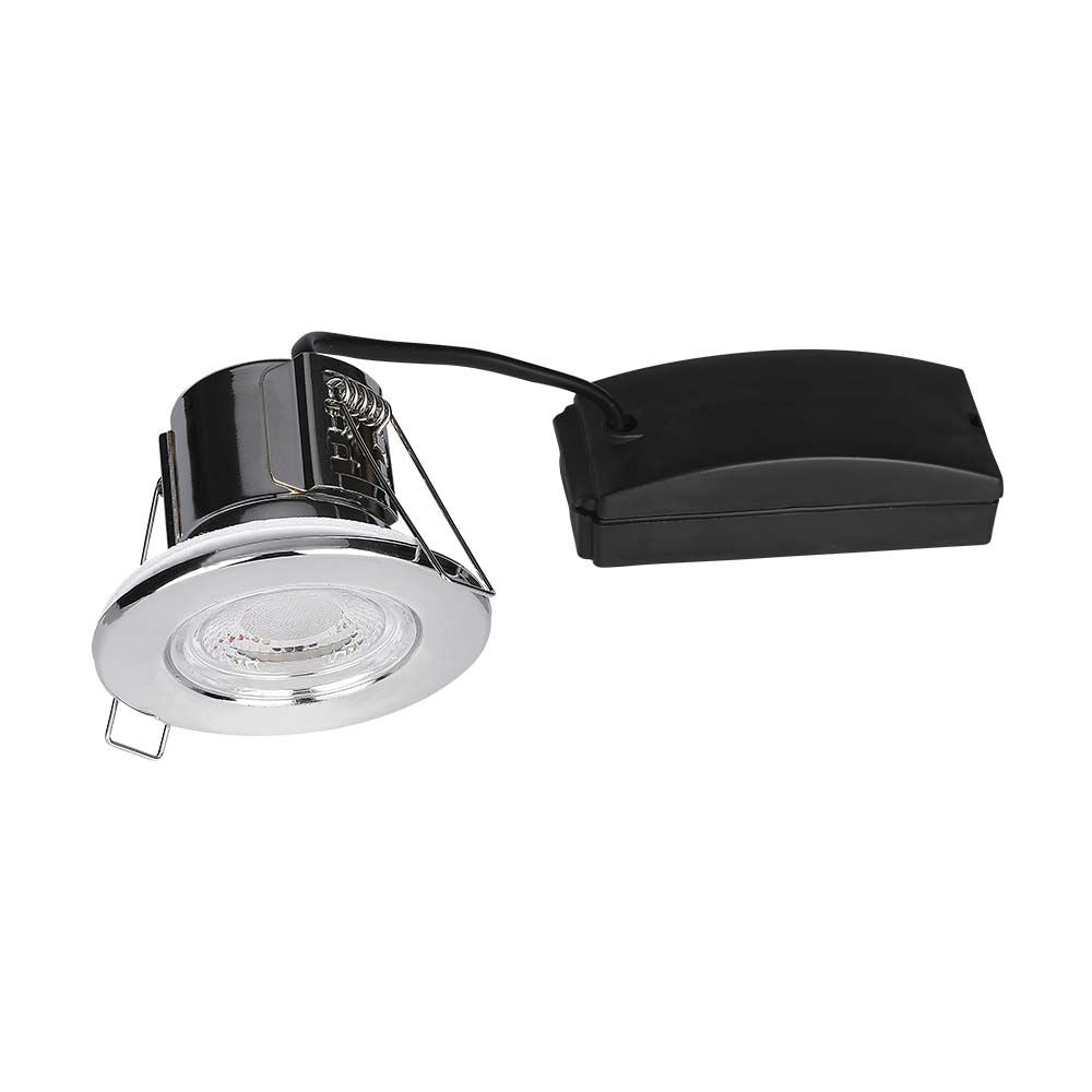 5W Oprawa wpuszczana Spot ognioodporna / Chip SAMSUNG / Barwa: 3000K / Chrom