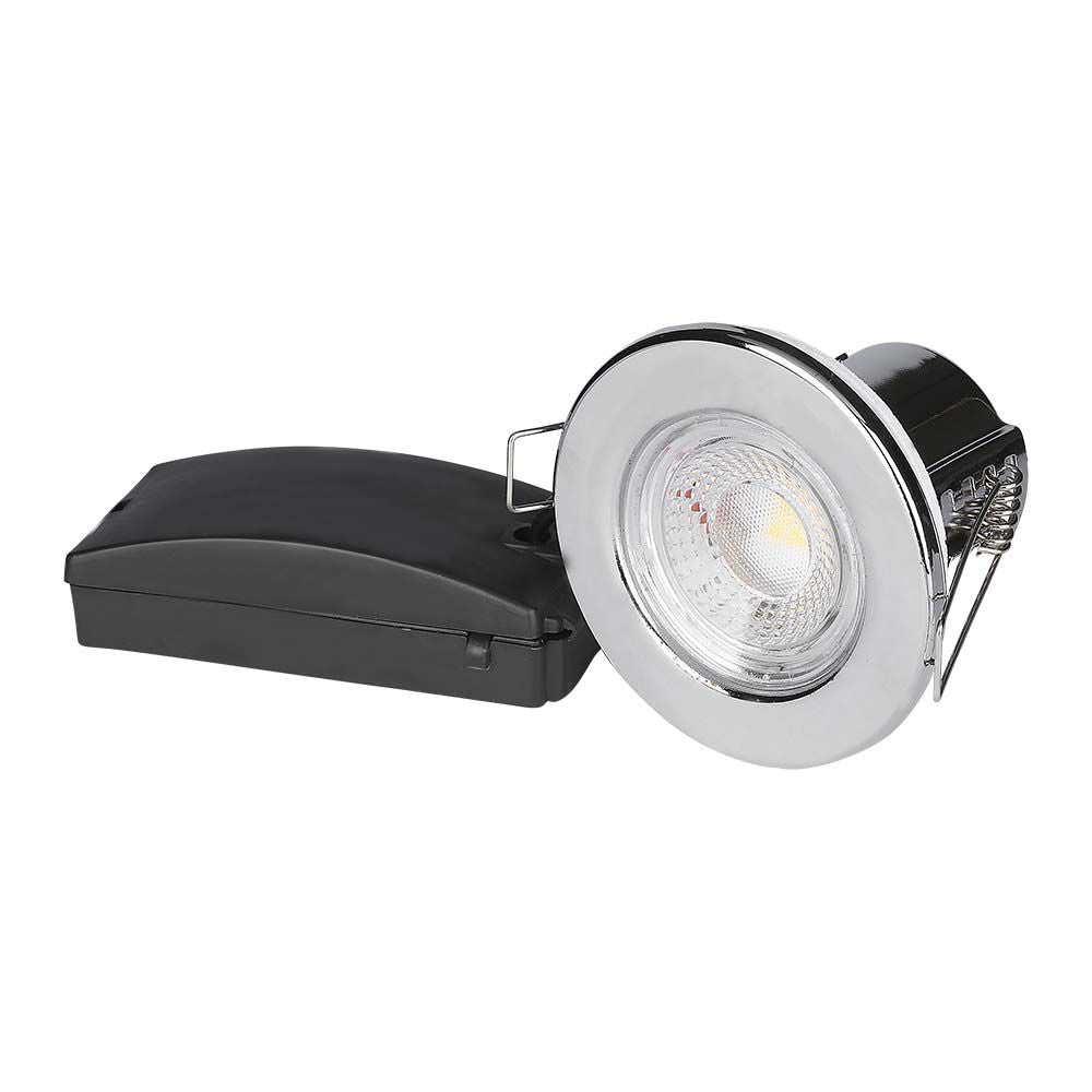 5W Oprawa wpuszczana Spot ognioodporna / Chip SAMSUNG / Barwa: 4000K / Chrom