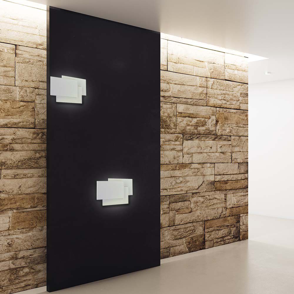 12W Lampa ścienna LED / Barwa:3000K / IP20 / Obudowa: Biała