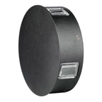 3W Lampa ścienna LED / Barwa:3000K / IP65 / Obudowa: Czarna / Okrągła