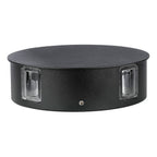 3W Lampa ścienna LED / Barwa:3000K / IP65 / Obudowa: Czarna / Okrągła