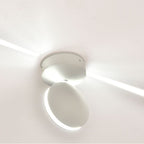 6W Lampa ścienna LED / Barwa:3000K / IP65 / Obudowa: Biała