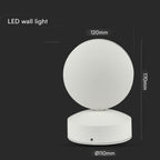 6W Lampa ścienna LED / Barwa:3000K / IP65 / Obudowa: Biała