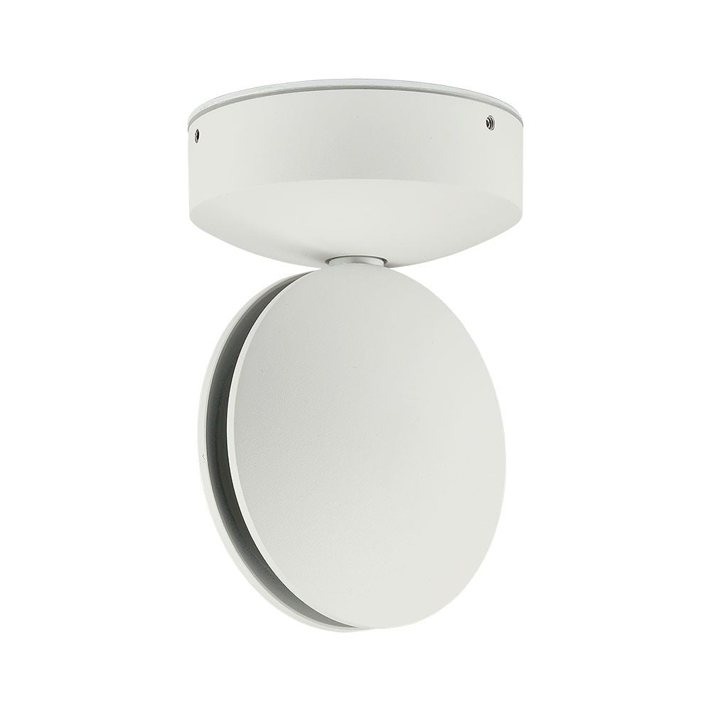 6W Lampa ścienna LED / Barwa:3000K / IP65 / Obudowa: Biała