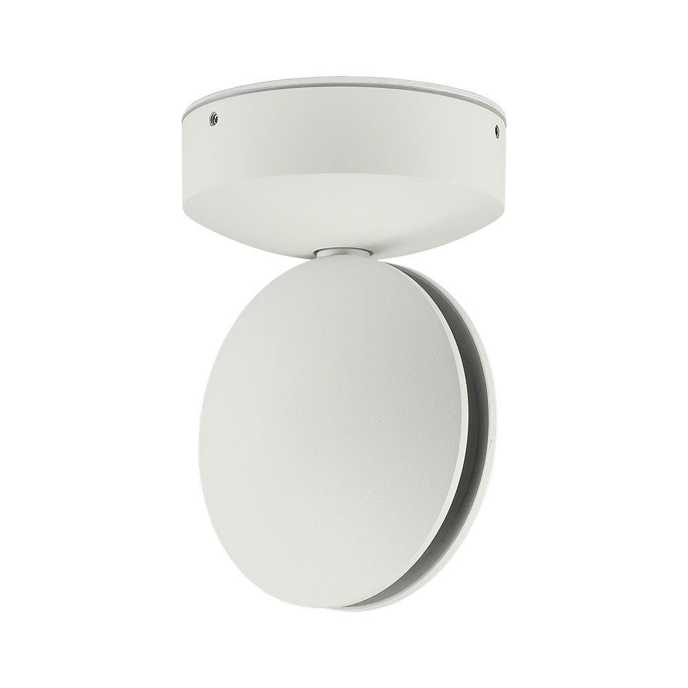 6W Lampa ścienna LED / Barwa:3000K / IP65 / Obudowa: Biała
