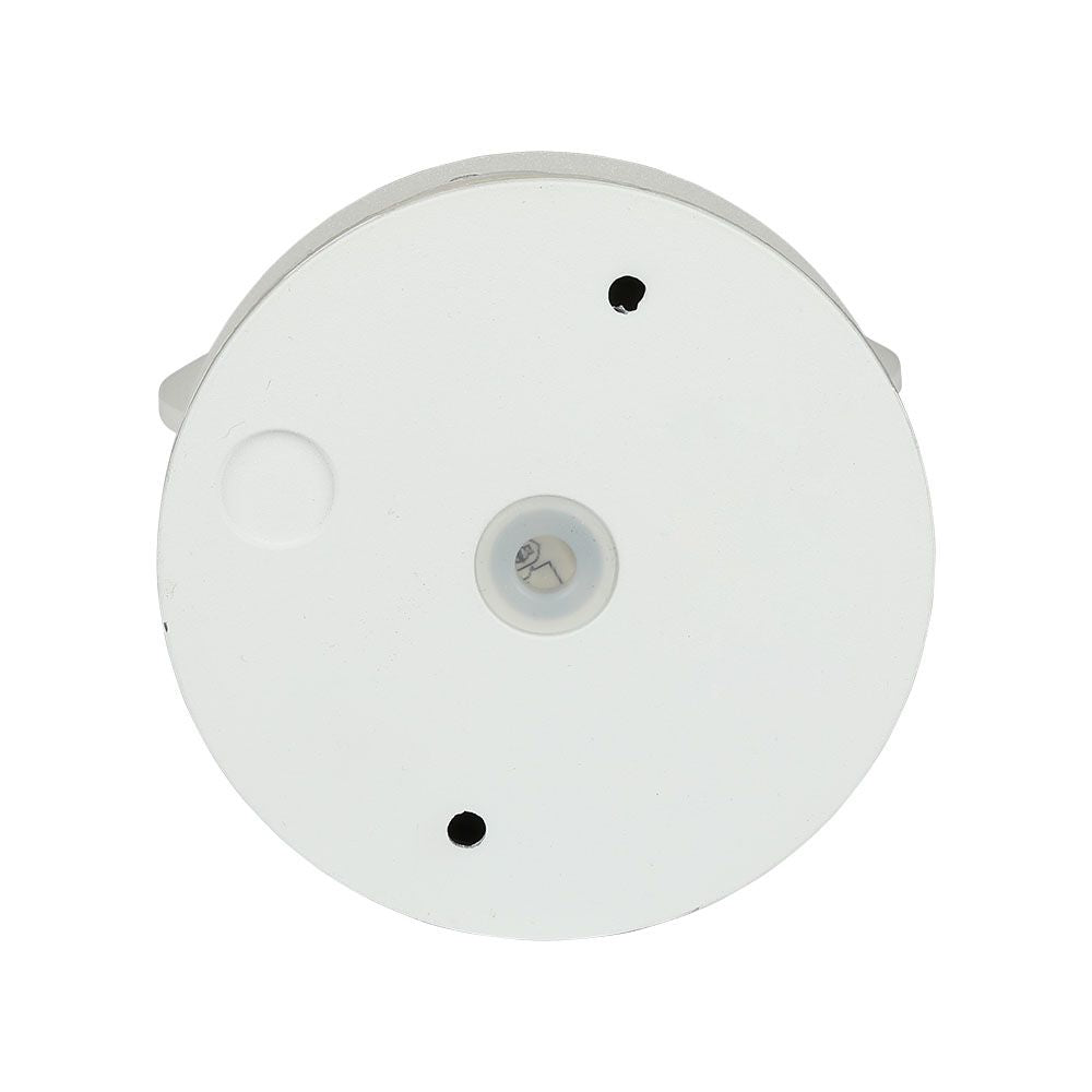 6W Lampa ścienna LED / Barwa:3000K / IP65 / Obudowa: Biała