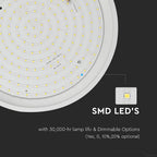 14W Plafon LED slim (Zasilanie awaryjne i czujnik) / Chip SAMSUNG / Barwa:4000K