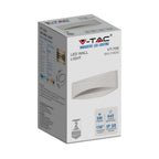 5W Lampa ścienna LED / Barwa:4000K / Obudowa: Biały / IP20