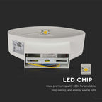 5W Lampa ścienna LED / Barwa:4000K / Obudowa: Biały / IP20
