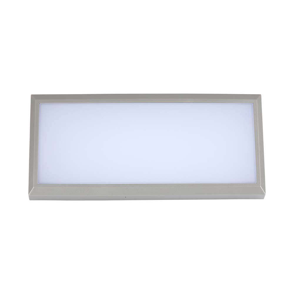 20W Lampa ścienna LED / Barwa:6400K / Obudowa: Szara