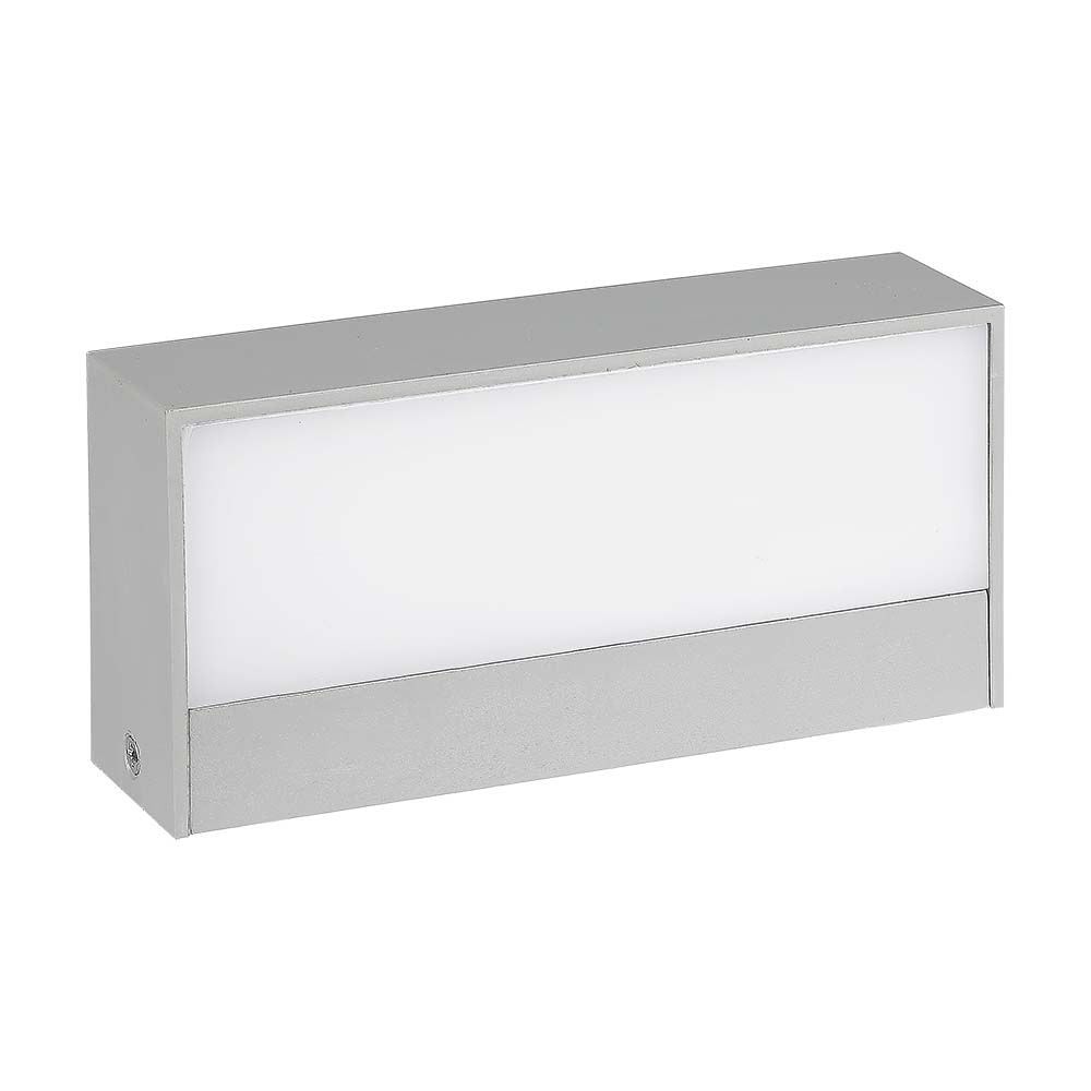 9W Lampa ścienna LED / Kierunek: Góra-Dół / Barwa:4000K / Obudowa: Szary