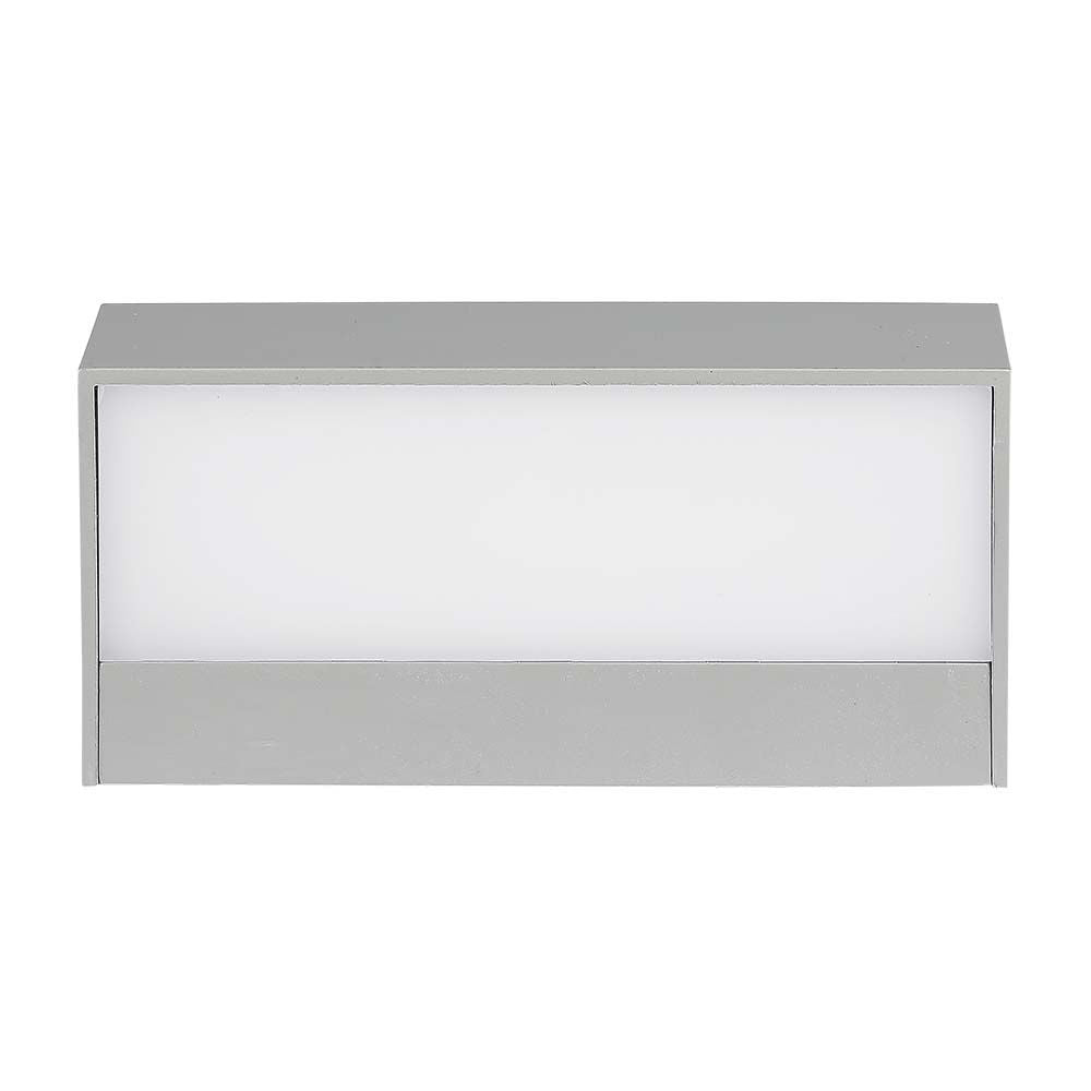 9W Lampa ścienna LED / Kierunek: Góra-Dół / Barwa:3000K / Obudowa: Szary