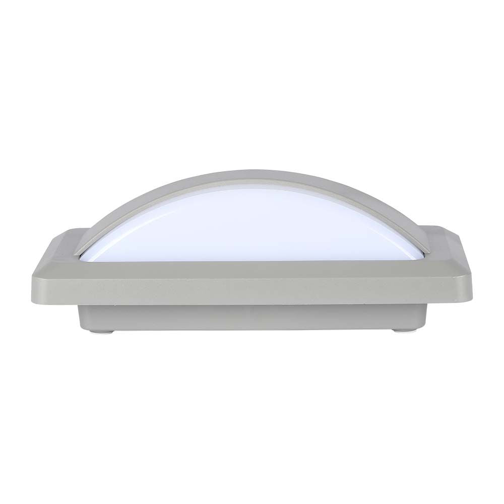 12W Lampa ścienna LED / Barwa:3000K / Obudowa: Szara
