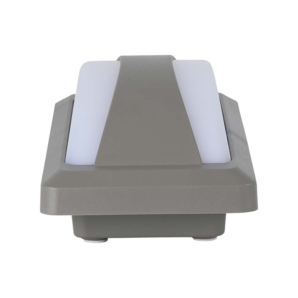 12W Lampa ścienna LED / Barwa:4000K / Obudowa: Szara