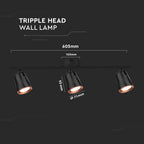 15W Lampa sufitowa / Barwa:4000K / Czarny - Pierścień miedź