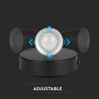 4.5W Kinkiet LED / Barwa:4000K / Czarny