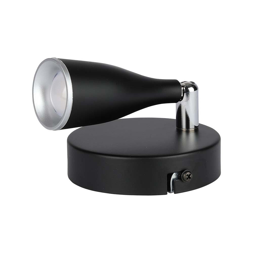 4.5W Kinkiet LED / Barwa:4000K / Czarny