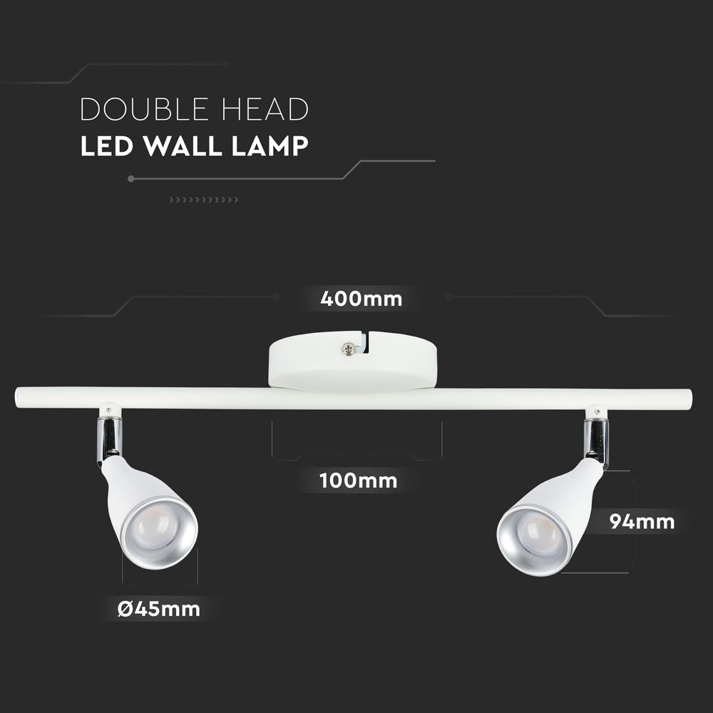 9W Lampa sufitowa / Barwa:3000K / Biały