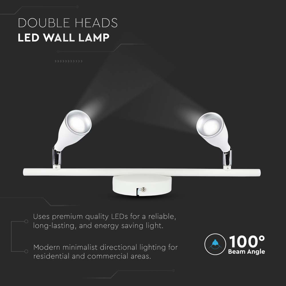 9W Lampa sufitowa / Barwa:3000K / Biały