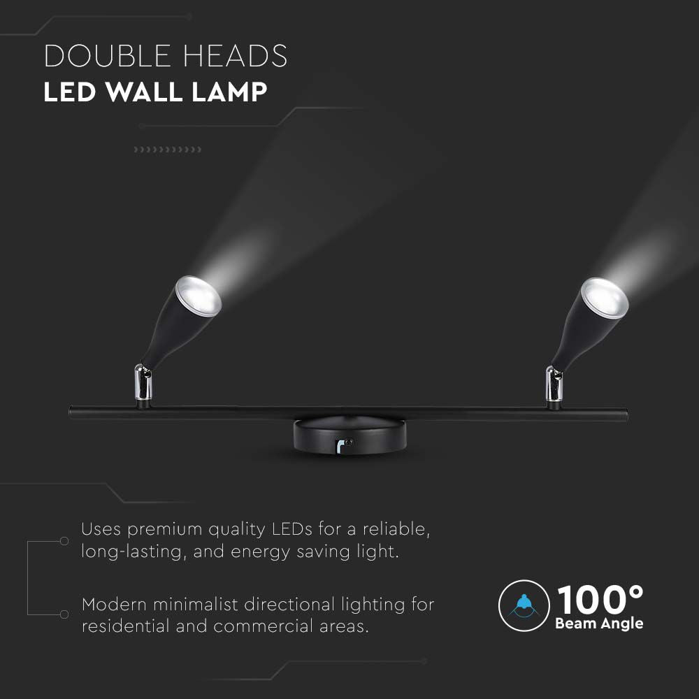9W Lampa sufitowa / Barwa:4000K / Czarny