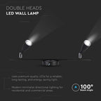 9W Lampa sufitowa / Barwa:4000K / Czarny
