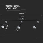 13.5W Lampa sufitowa / Barwa:4000K / Czarny
