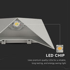 5W Lampa ścienna LED / Barwa:4000K / Obudowa: Szara