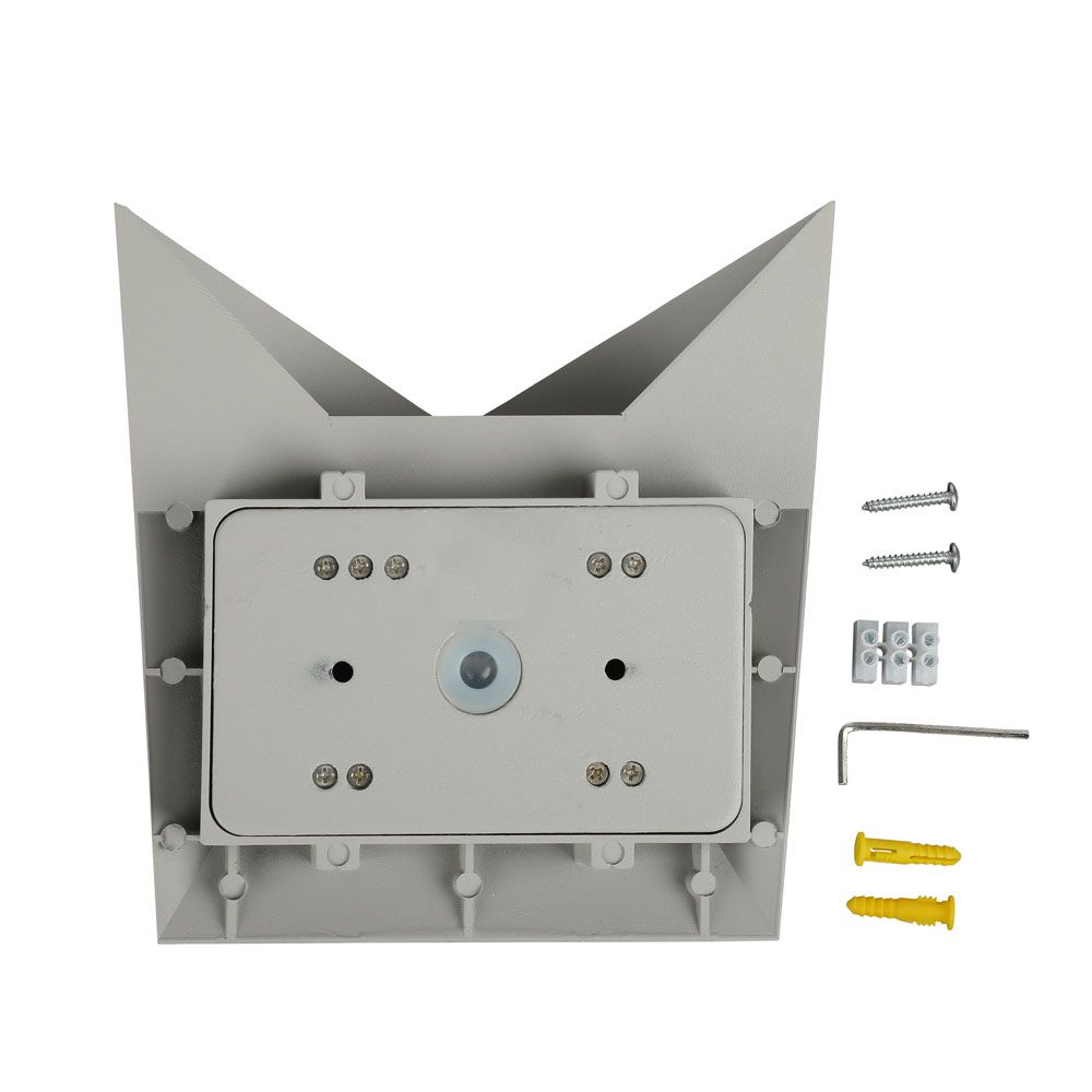5W Lampa ścienna LED / Barwa:3000K / Obudowa: Szara
