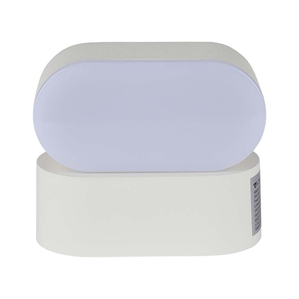 5W Lampa ścienna LED / Barwa:3000K / Obudowa: Biała
