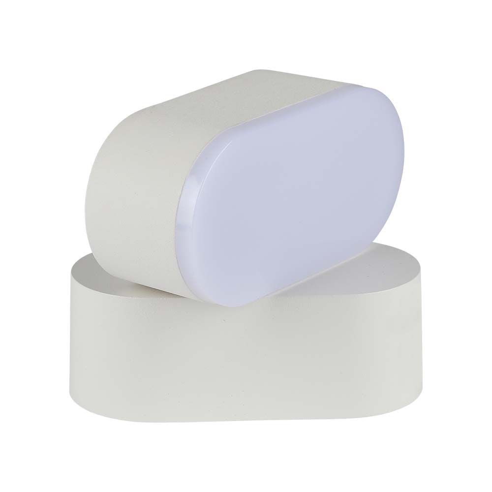 5W Lampa ścienna LED / Barwa:4000K / Obudowa: Biała